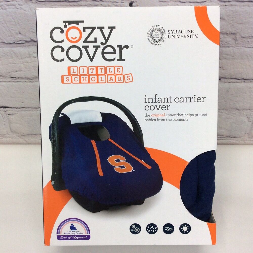 NCAA Syracuse University Cozy Cover Infant Carrier Cover Gameday Tailgating Team